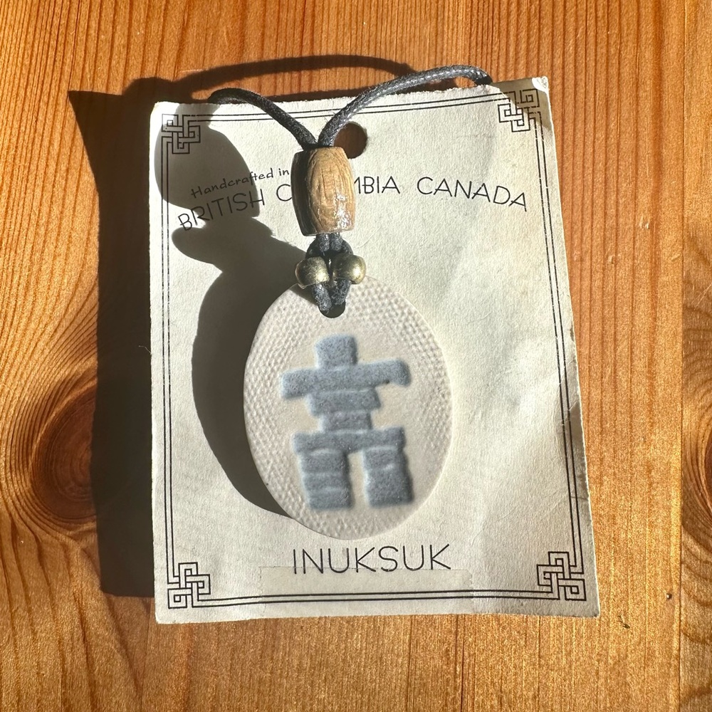 Handmade Inuit Necklace made in British Columbia, Canada- “Inuksuk.”